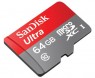 SDSDQUAN-064G-G4A - Outros - Cartão de Memória 64GB Ultra Micro SDHC Classe 10 Card + Adaptador SanDisk
