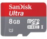 SDSDQUAN-008G-G4A - Sandisk - Cartão de Memória 8GB Ultra MicroSDHC Classe10 SanDisk
