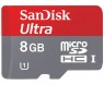 SDSDQUAN-008G-G4A - Sandisk - Cartão de Memória 8GB Ultra MicroSDHC Classe10 SanDisk