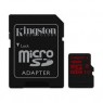 SDCA3/16GB - Kingston - Cartão de Memória Micro SDHC / SDXC 16GB UHS-I Classe 3 U3 + Adaptador SD