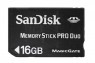 SDMSPD-016G-B35 - Sandisk - Cartão de Memória Pro Duo Memory Stick 16GB