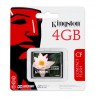 CF/4GB - Kingston - Cartão de Memoria 4GB Compact Flash Card