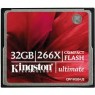 CF/32GB-U2 - Kingston - Cartão de Memoria CompactFlash 32GB Ultimate 266X