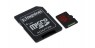 SDCA3/64GB - Kingston - Cartão de Memoria Micro SDHC/SDXC 64GB UHS-I Classe 3 U3 + Adaptador SD