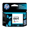 F6V28AB - HP - Cartucho de tinta 664 preto