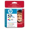 CB278AC - HP - Cartucho de tinta 57+ ciano magenta amarelo