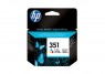 CB337EE - HP - Cartucho de tinta 351 ciano magenta amarelo Deskjet D4260 D4360 Officejet J5730 J5780 J5785 J6410 J64