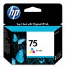 CB337WN - HP - Cartucho de tinta 75 ciano magenta amarelo Officejet J5780