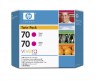 CB344A - HP - Cartucho de tinta 70 pigmento magenta Designjet Z2100 Z3100 Z3200