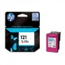 CC643HE - HP - Cartucho de tinta 121 ciano magenta amarelo : Deskjet D2500 D2530 DeskJet F4200