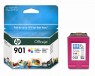 CC656A - HP - Cartucho de tinta 901 ciano magenta amarelo