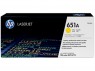 CE342AC - HP - Toner 651A amarelo LaserJet 700/M775
