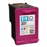 CH562E - HP - Cartucho de tinta 301 ciano magenta amarelo Deskjet 3050 2050A 1050A.