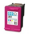 CH562EEBL - HP - Cartucho de tinta 301 ciano magenta amarelo Deskjet 1050 2050 2050s