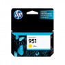 CN052AE - HP - Cartucho de tinta 951 amarelo Officejet Pro 251dw 276dw 8100 ePrinter 8600 eAiO Plus 8610