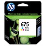 CN691AB - HP - Cartucho de tinta 675 ciano magenta amarelo Officejet 4000 4400 4500