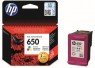 CZ102A - HP - Cartucho de tinta 650 ciano magenta amarelo DeskJet Ink Advantage 2515 2516.