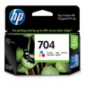 F6V33AA - HP - Cartucho de tinta 704 preto