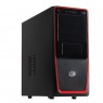 RC-311B-RKN1 - Outros - Gabinete Elite 311 4B sem Fonte Preto e Vermelho Cooler Master