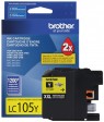 LC-105Y - Brother - Cartucho de tinta LC105Y amarelo MFCJ4510DW