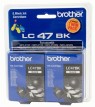 LC-47BK2PK - Brother - Cartucho de tinta Inkjet preto DCP110C/DCP115C/DCP120C/MFC210C/MFC215C/MFC3240C/MFC410CN/MF