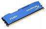 HX316C10F/4 I - Kingston - Memória DDR3 Desktop Hyper x Fury 4GB 1600MHz CL10 DIMM Azul