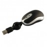 MMPR01-USB - Outros - Mini Mouse USB Blister Óptico Retrátil Preto e Prata PCTOP