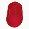 910-004286 - Logitech - Mouse Sem Fio M280 Vermelho