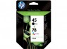 SA308A - HP - Cartucho de tinta 45A/78D preto ciano magenta amarelo Deskjet 900 1100 1200 1280 6100 9300 Photosmart 1000 1300