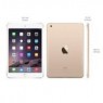 MGYE2BR/A - Apple - Tablet iPad Mini 3 16GB Wifi Gold 7.9in Câmera iSight 5MP