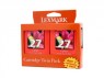 TPANZ06 - Lexmark - Cartucho de tinta Twinpack Z13 Z23 Z25 Z33 Z35 Z35le Z511 Z513 Z515 Z517 Z603 Z605 Z611