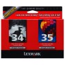 TPANZ22 - Lexmark - Cartucho de tinta Twinpack Z810 Z815 Z816 Z818 Z1300 Z1320 Z1400 Z1420 X2550 X3300 X333