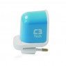 UC-01U - Outros - Carregador Fonte AC/USB Universal Azul C3TECH