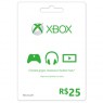 K4W-01440 - Microsoft - Xbox Live Cartão Presente R$25,00