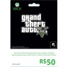 K4W-02731 - Microsoft - Xbox Live Cartão Presente R$ 50,00 GTA V