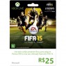 K4W-02730 - Microsoft - Xbox Live Catão Presente R$25,00 Fifa 2015 Ultimate Team