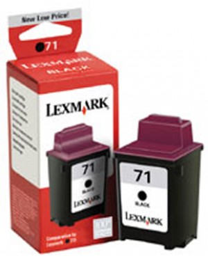 015M2971E - Lexmark - Cartucho de tinta #71 preto