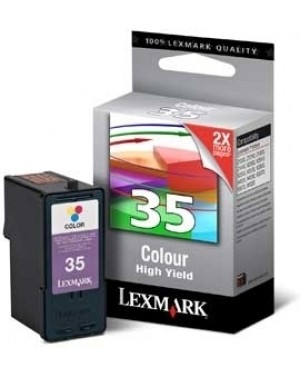 018C0035B - Lexmark - Cartucho de tinta No.35 preto