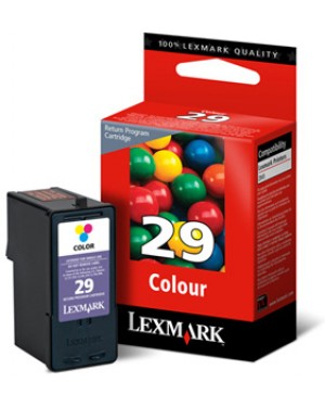 018C1429E - Lexmark - Cartucho de tinta #29 ciano magenta amarelo X2550 X2530 X2500 X2510 X5490 X5495 Z845 Z1320 Z1300