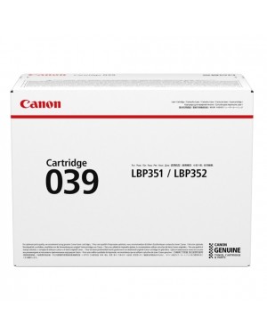 0287C001 - Canon - Toner 039 preto LBP352iLBP351i