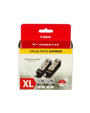 0318C007 - Canon - Cartucho de tinta PGI-570PGBK pigmento preto Pixma MG575x MG685x MG775x