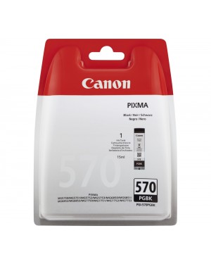 0372C005 - Canon - Cartucho de tinta PGI-570PGBK pigmento preto Pixma MG575x MG685x MG775x