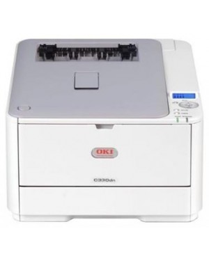044346014 - OKI - Impressora laser C330dn colorida 24 ppm A4 com rede