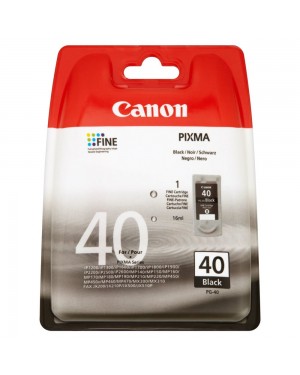 0615B042 - Canon - Cartucho de tinta PG-40 preto FAXJX200 FAXJX210P PIXMA iP1600 iP1700 iP1800 iP2600 Refurbi