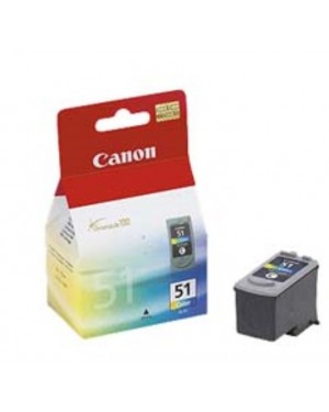 0618B006AF - Canon - Cartucho de tinta CL-51 ciano magenta amarelo PIXMA MP460/MP450/MP180/MP170/MP160/MP150/MP140 MX310/MX300