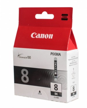 0620B024 - Canon - Toner CLI-8BK preto iP4200 iP5200 MP500 MP800 iP4300 iP5300 MP830 MP530 MP600 MP