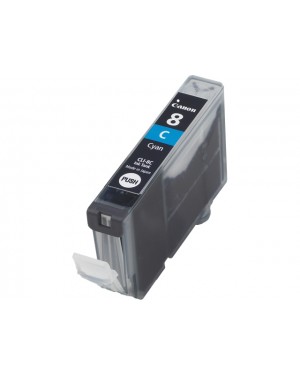 0621B001 - Canon - Cartucho de tinta CLI-8C ciano PIXMA iP3300 iP3500 iP4200 iP4300 iP4500 iP5200 iP5200R iP66