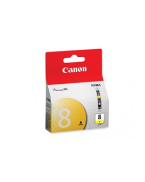 0623B002 - Canon - Cartucho de tinta CLI-8Y amarelo PIXMA iP3300; iP3500; iP4200; iP4200 Refurbished; iP4300; iP