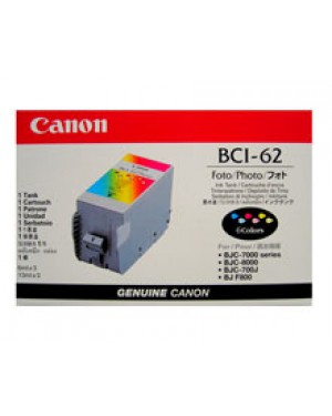 0920A006 - Canon - Cartucho de tinta BCI-62 ciano ciano claro magenta clara magenta amarelo