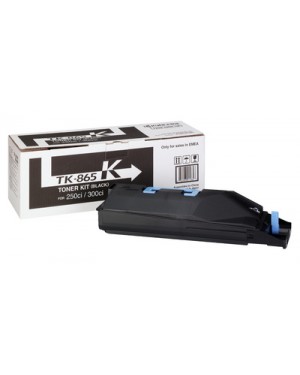 0T2JZ0EU - KYOCERA - Toner TK-865K preto TASKalfa 250ci 300ci